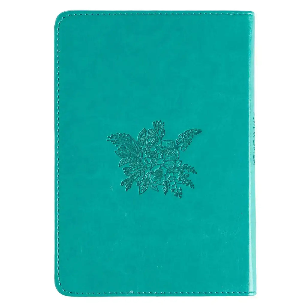One Minute With God For Women Teal Faux Leather Devotional