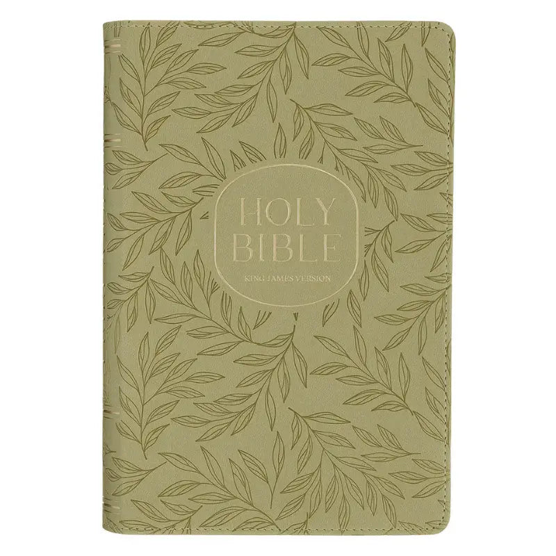 Pale Olive Green Giant Print Reader's Edition King James Version Bible Main image