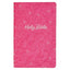 Pearlized Cherry Pink Faux Leather King James Version Gift Edition Bible