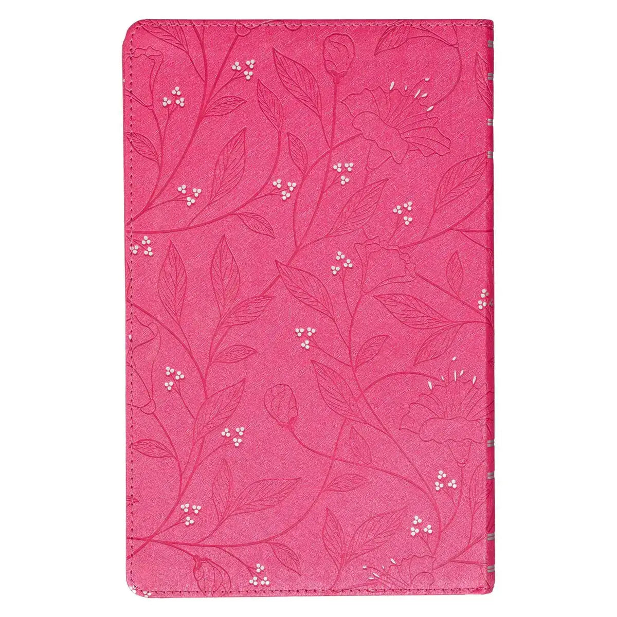 Pearlized Cherry Pink Faux Leather King James Version Gift Edition Bible
