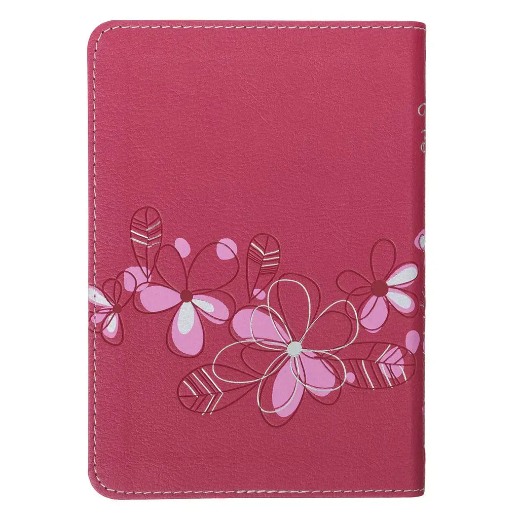 Pink Faux Leather Compact King James Version Bible