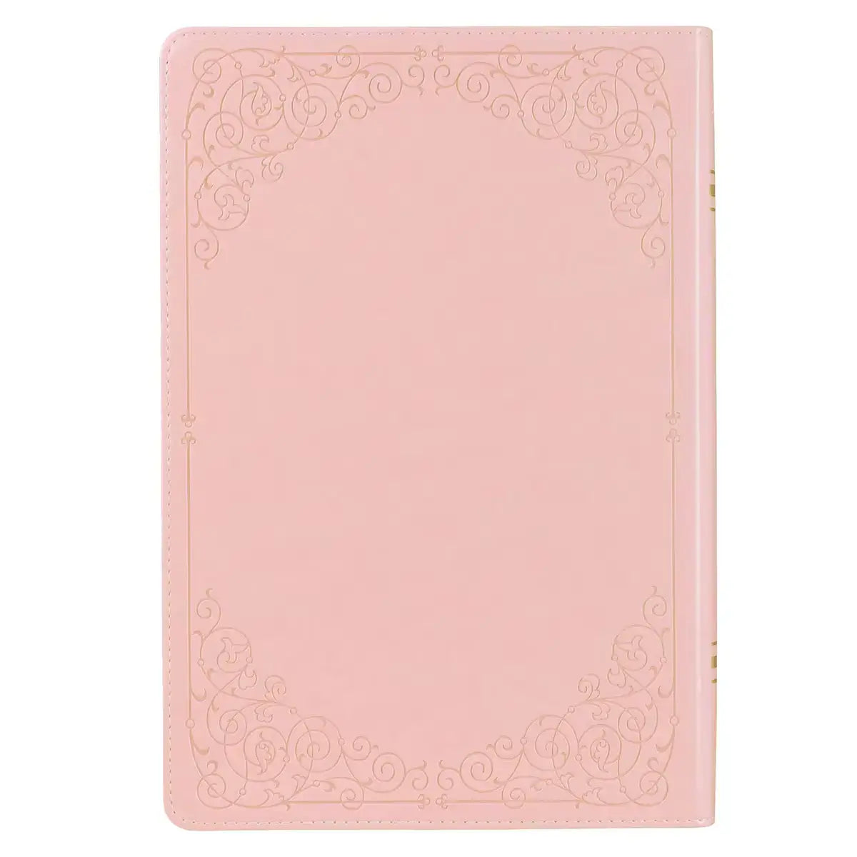 Pink Faux Leather Giant Print Full-size King James Version Bible with Thumb-index