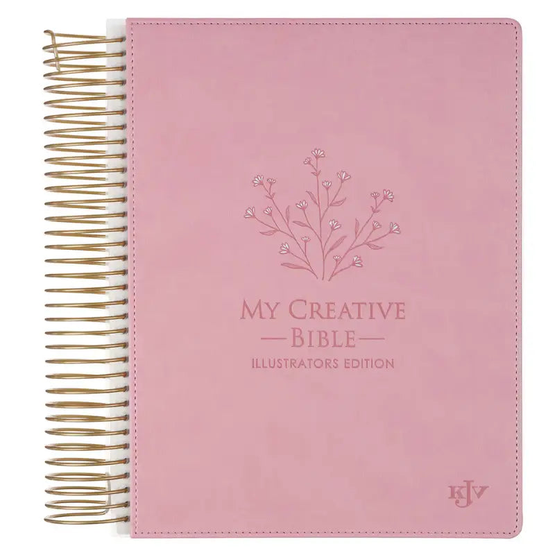 Pink Faux Leather Hardcover My Creative Bible Illustrators Edition Main image