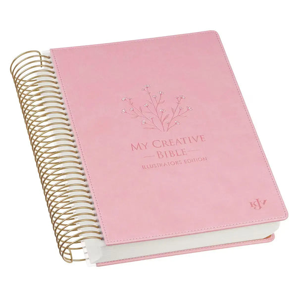 Pink Faux Leather Hardcover My Creative Bible Illustrators Edition