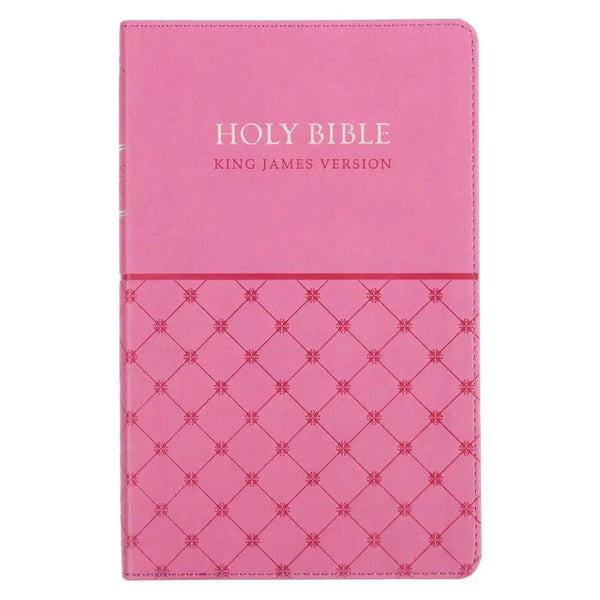 Pink Faux Leather King James Version Gift Edition Bible
