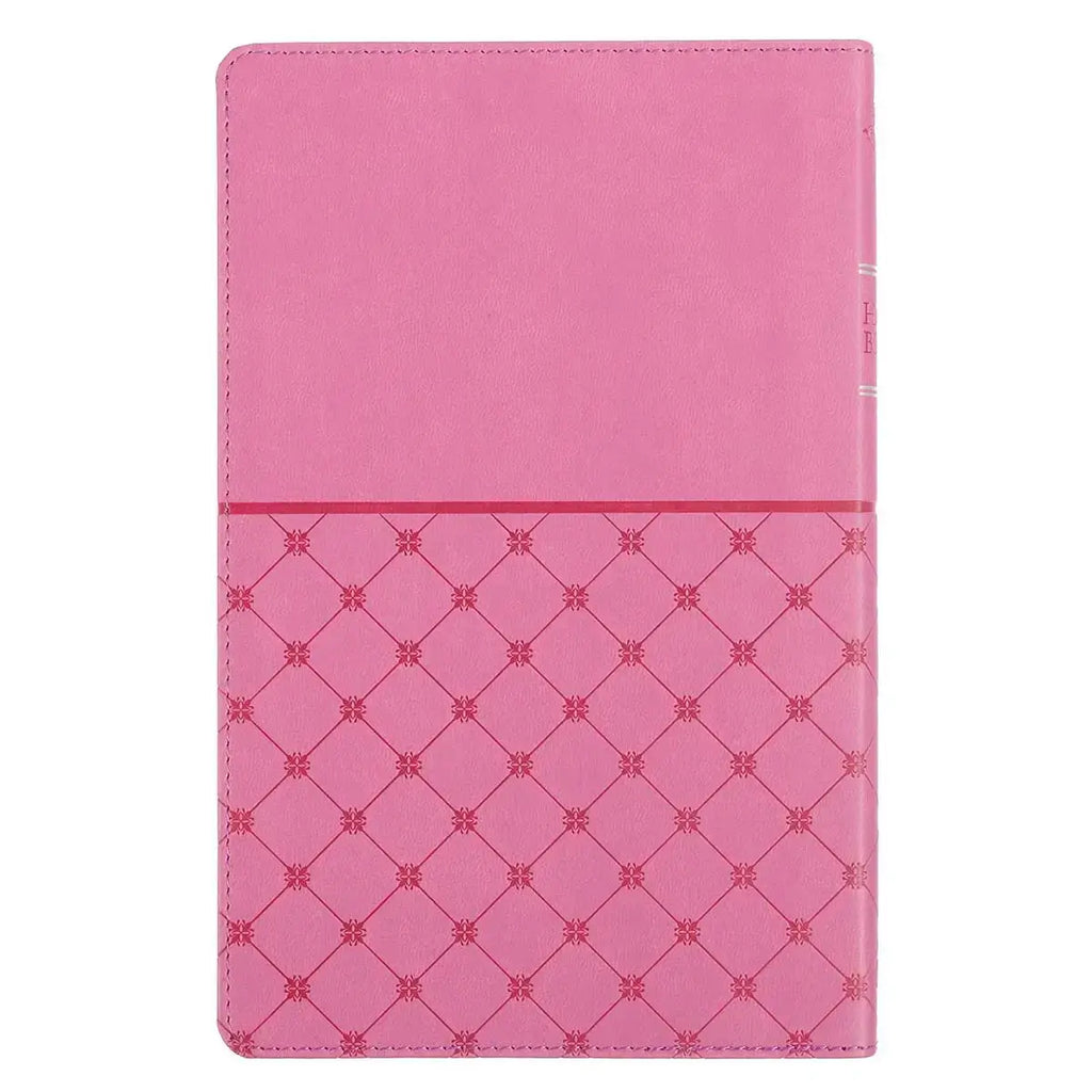 Pink Faux Leather King James Version Gift Edition Bible