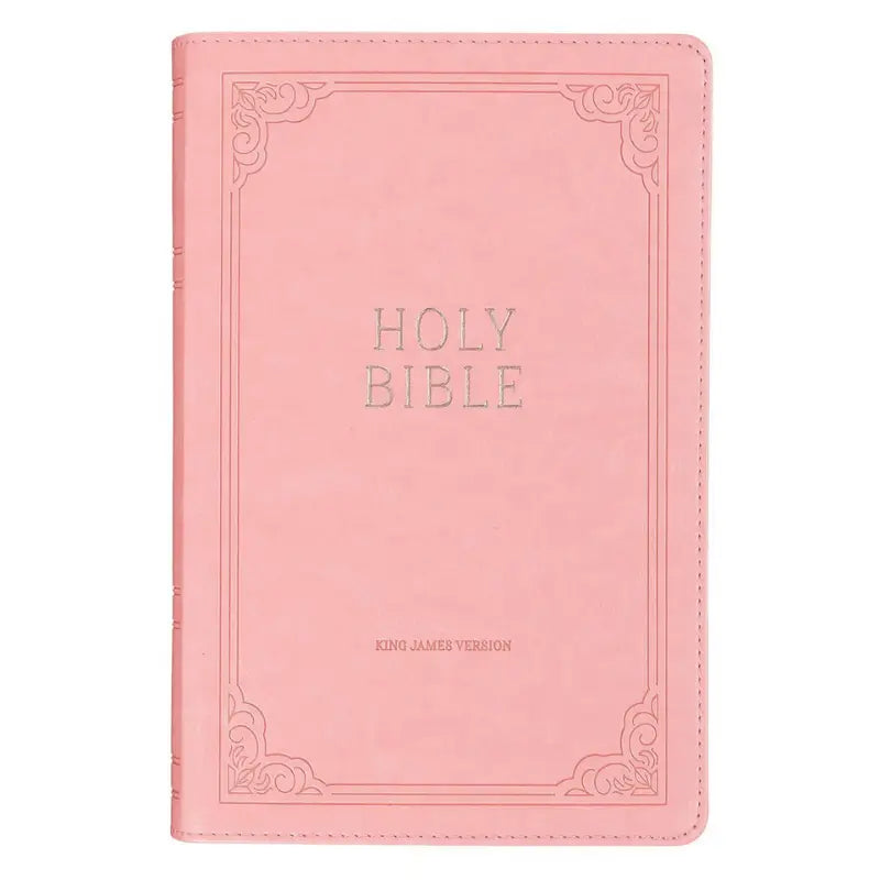 Pink Giant Print Reader's Edition King James Version Bible Main image