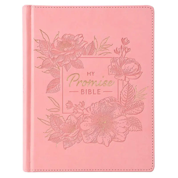 Pink Hardcover Faux Leather KJV My Promise Bible
