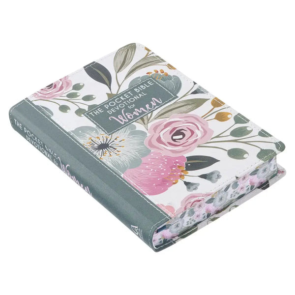 Pocket Bible Devotional for Women Green Paperback Edition