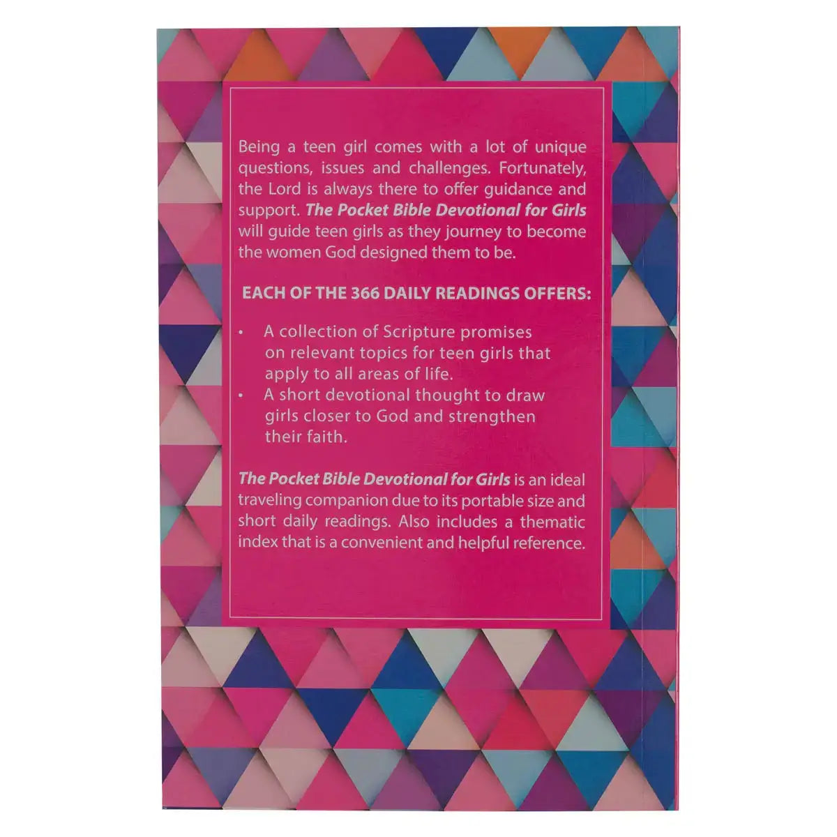 Pocket Bible Devotional for Girls in Pink Paperback Edition Secondary image