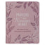 Prayers for a Woman's Heart Dusty Pink Faux Leather Devotional