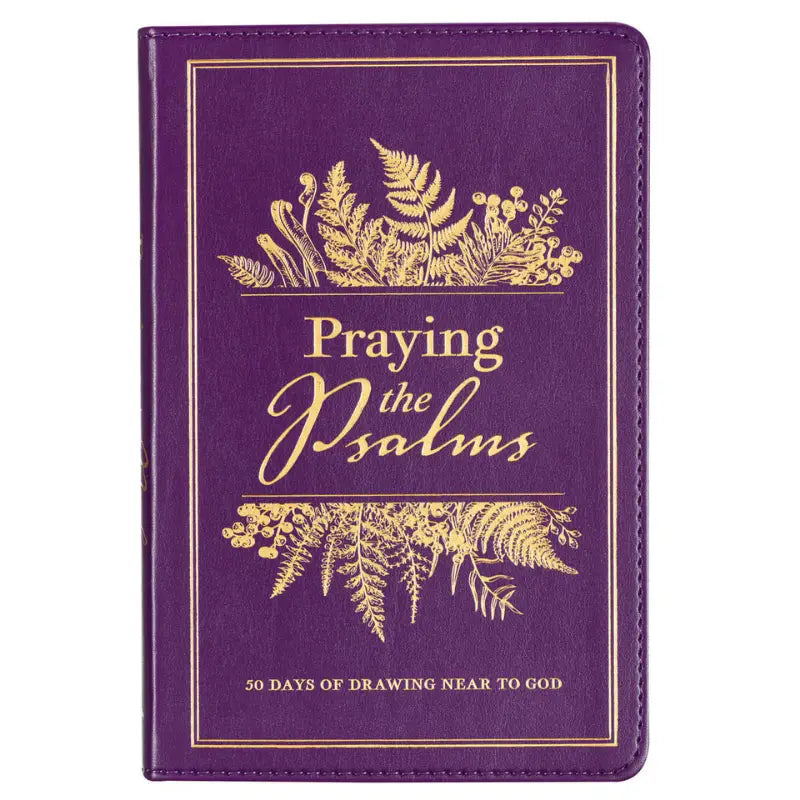 Praying the Psalms Purple Faux Leather Prayer Book Main image