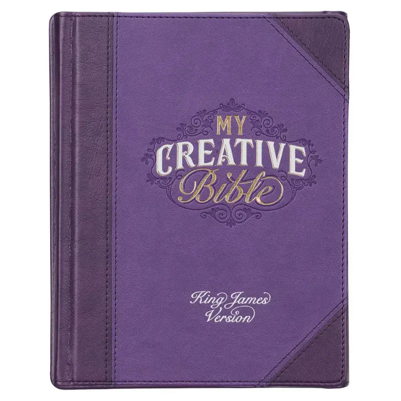 Purple Faux Leather Hardcover KJV My Creative Bible Main image