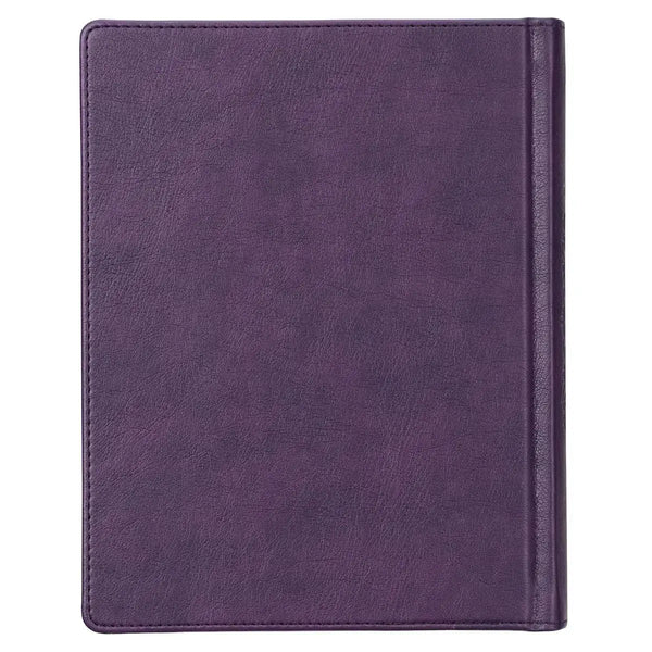 Purple Faux Leather Hardcover KJV My Creative Bible