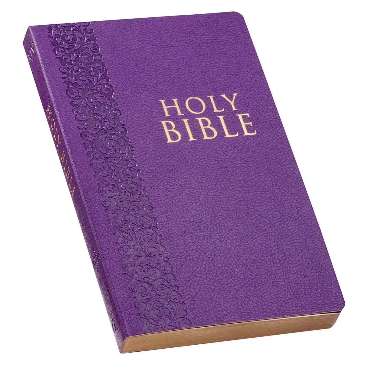 Purple Faux Leather King James Version Gift & Award Bible