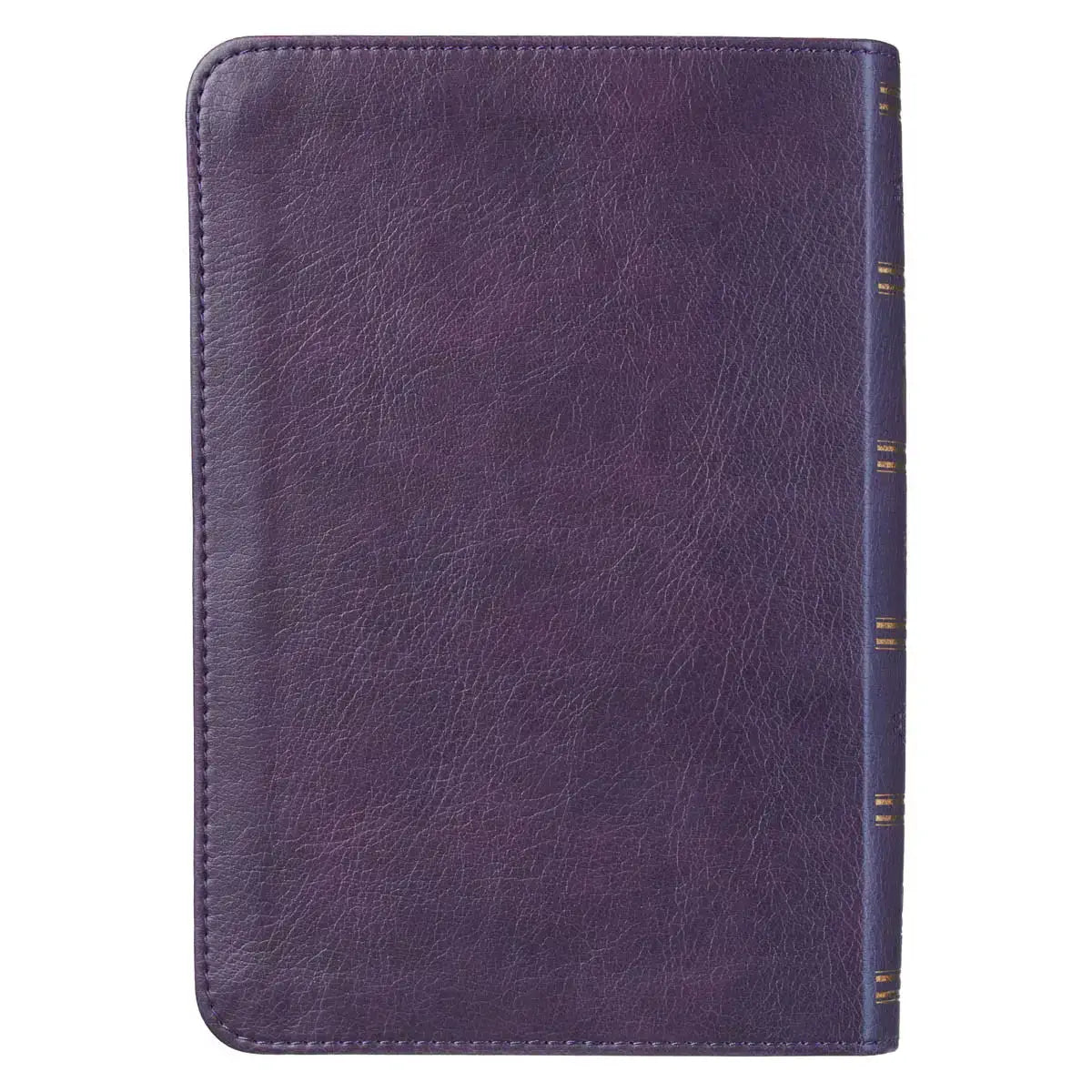 Purple Faux Leather Large Print Compact King James Version Bible