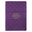 Purple Faux Leather Super Giant Print King James Version Bible