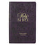 Purple Floral Faux Leather Giant Print Standard-Size King James Version Bible with Thumb Index