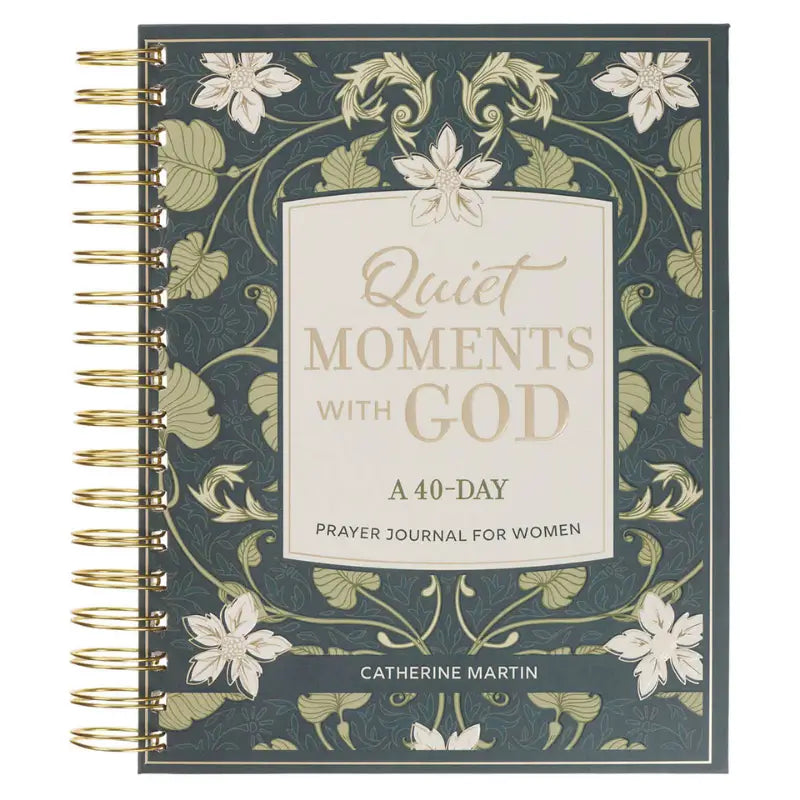 Quiet Moments with God: A 40-Day Spiral-bound Prayer Journal for Women Main image
