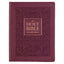 Red Plum Faux Leather Hardcover Large Print King James Version Note-taking Bible