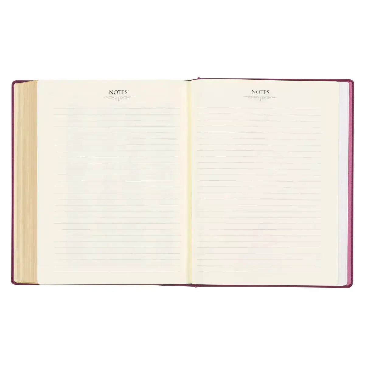 Red Plum Faux Leather Hardcover Large Print King James Version Note-taking Bible