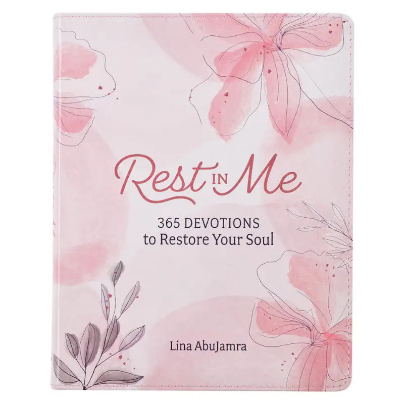 Rest in Me Pink Faux Leather Devotional Main image