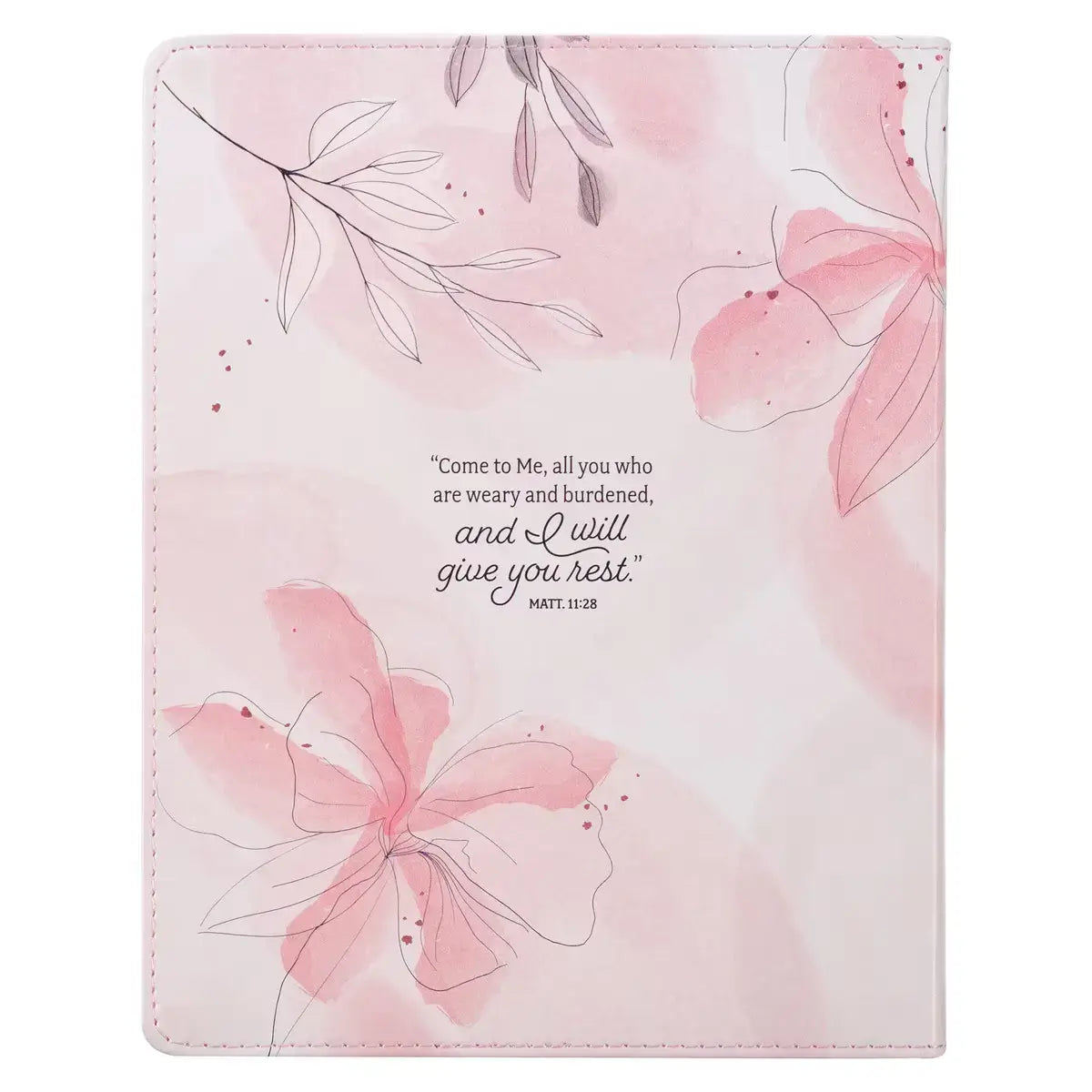 Rest in Me Pink Faux Leather Devotional Secondary image