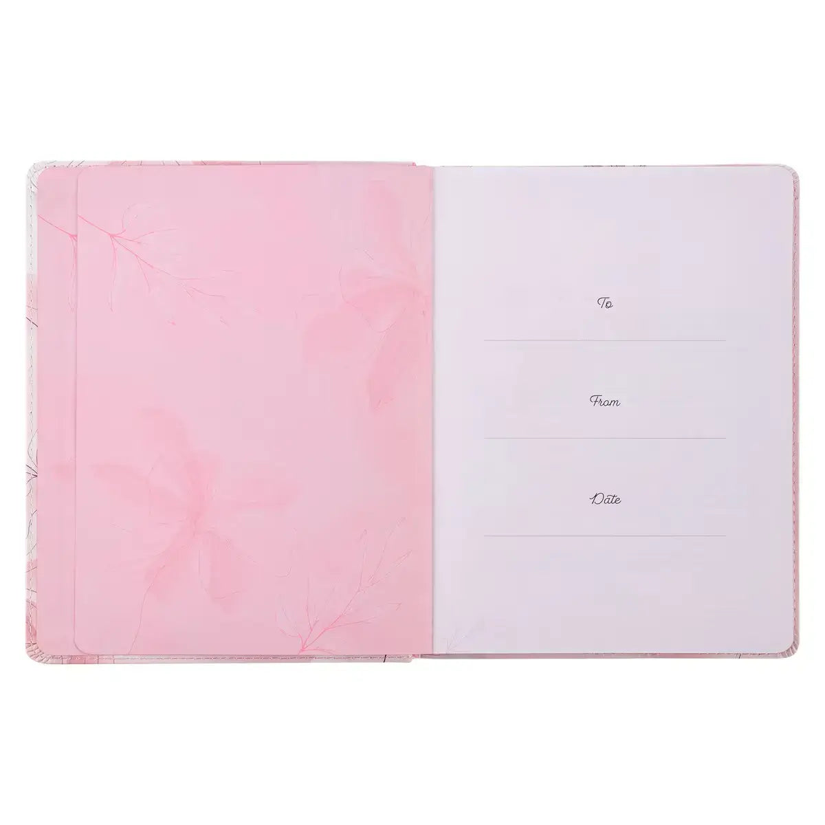 Rest in Me Pink Faux Leather Devotional