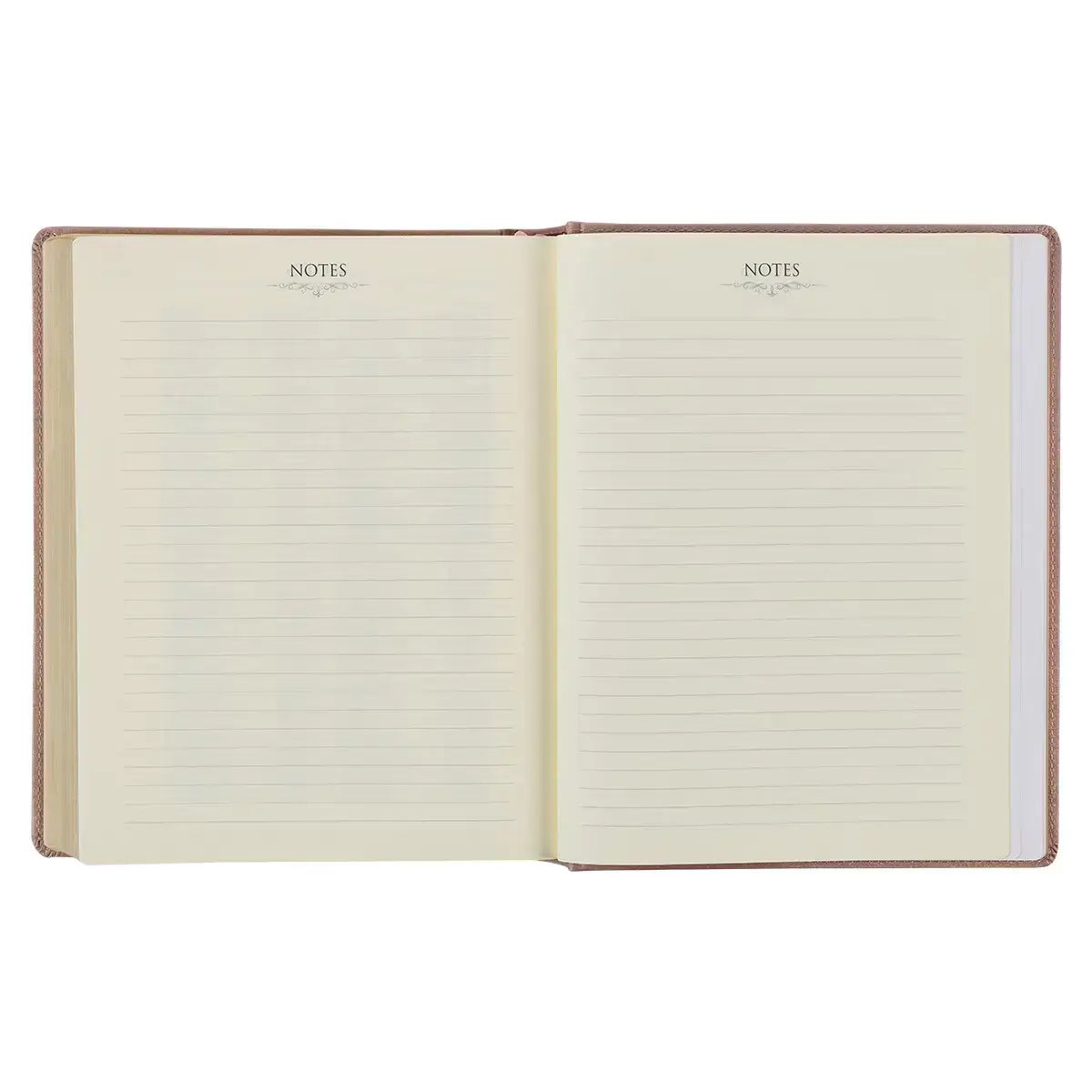 Rose Gold Faux Leather Hardcover Large Print KJV Note-taking Bible