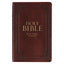 Saddle Tan Faux Leather Deluxe King James Version Gift Bible with Thumb Index