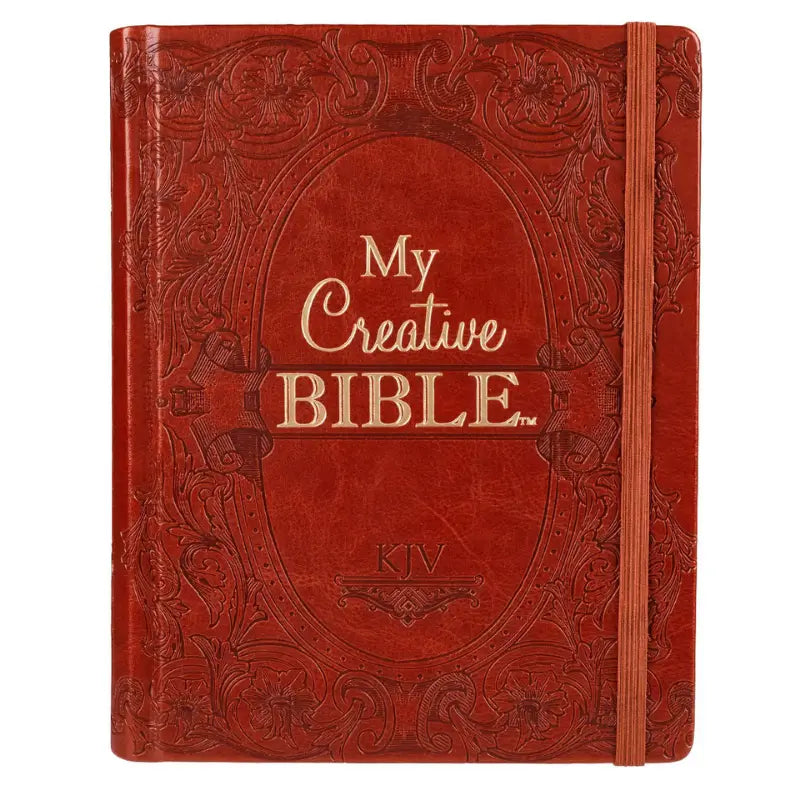 Saddle Tan Faux Leather Hardcover KJV My Creative Bible Main image