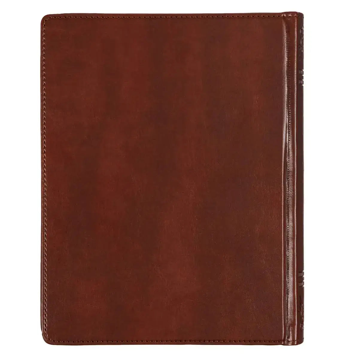 Saddle Tan Faux Leather Hardcover King James Version Note-Taking Bible
