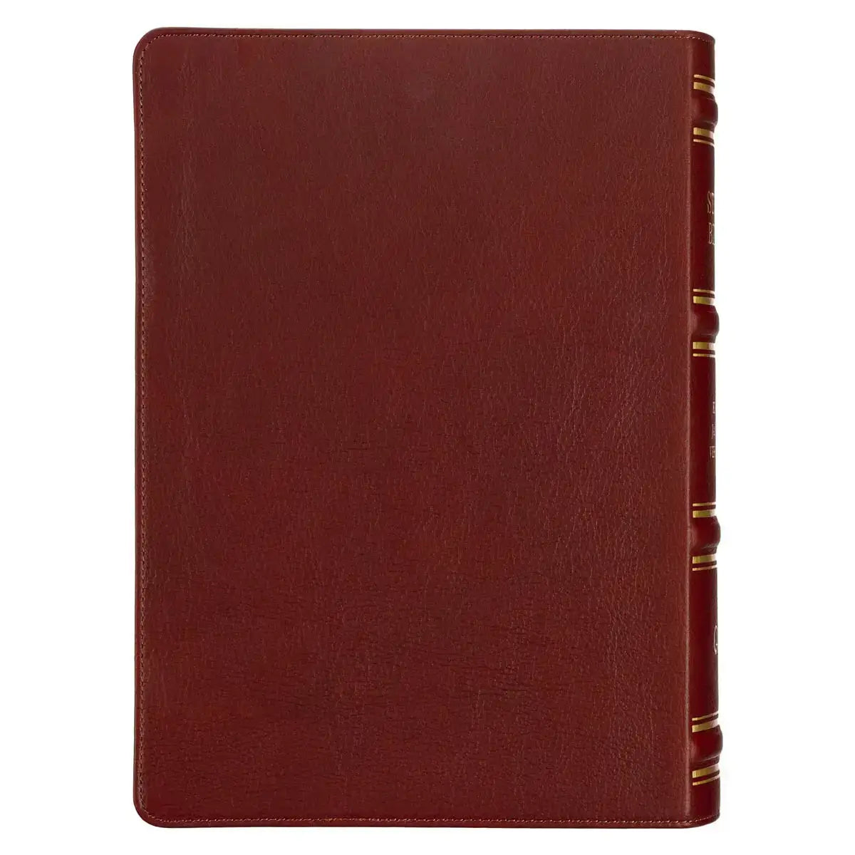 Saddle Tan Full-Grain Leather King James Version Study Bible with Thumb Index Secondary image