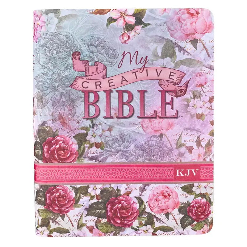 Silky Floral Printed KJV My Creative Bible Main image