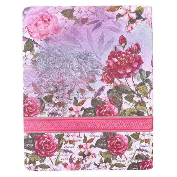Silky Floral Printed KJV My Creative Bible