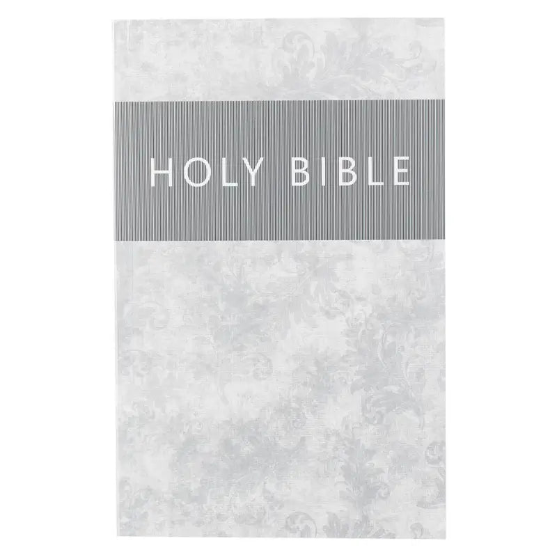 Silver-Gray Damask Softcover King James Version Outreach Bible Main image