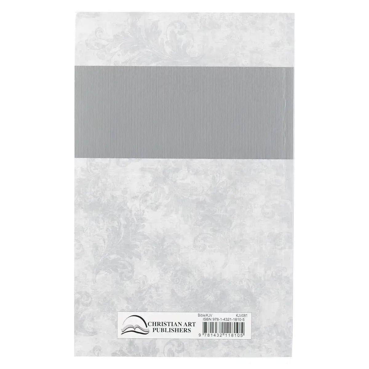 Silver-Gray Damask Softcover King James Version Outreach Bible