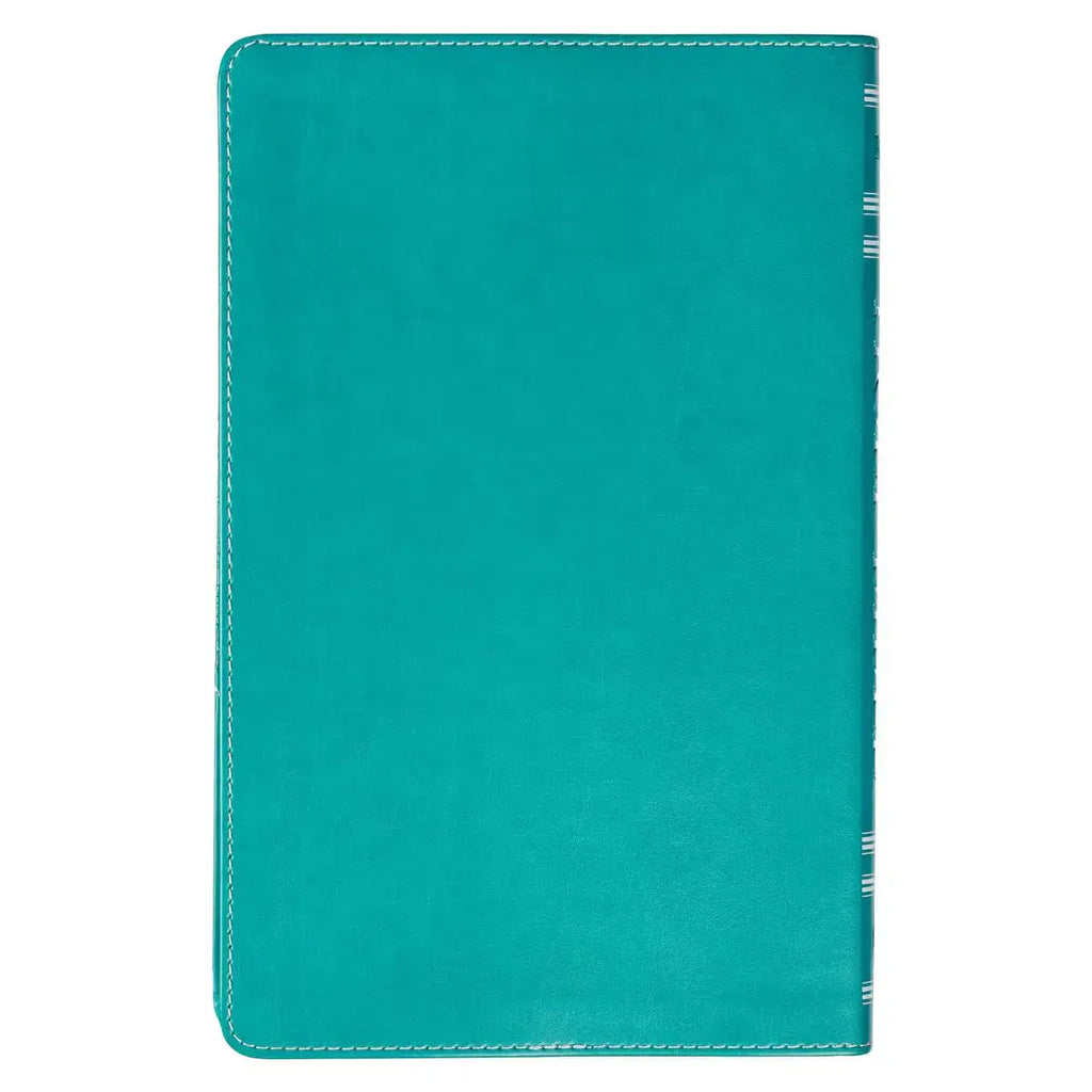 Teal Butterfly Faux Leather King James Version Gift Edition Bible