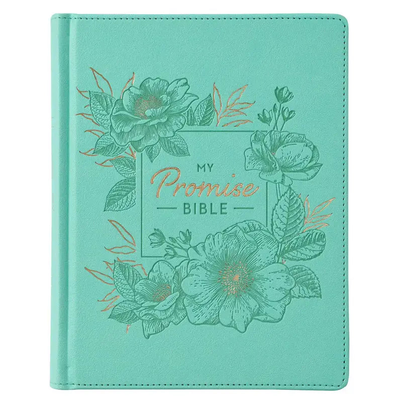 Teal Faux Leather Hardcover KJV My Promise Bible Main image