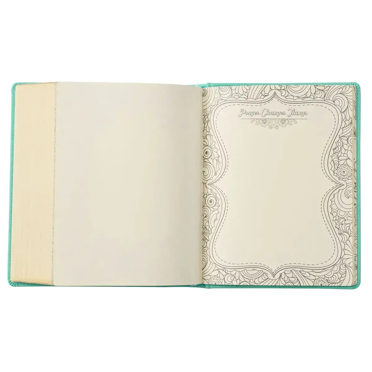 Teal Faux Leather Hardcover KJV My Creative Bible