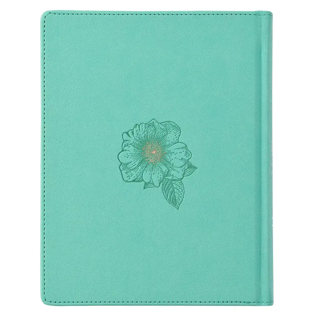 Teal Faux Leather Hardcover KJV My Creative Bible