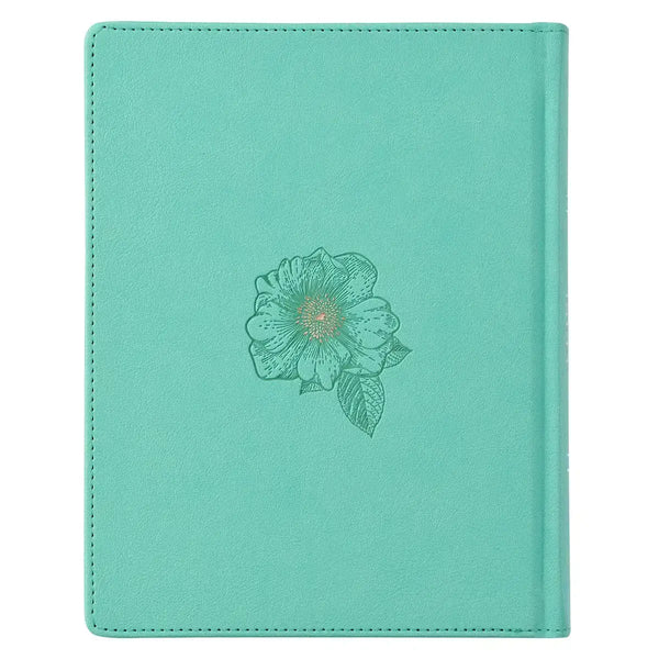 Teal Faux Leather Hardcover KJV My Creative Bible