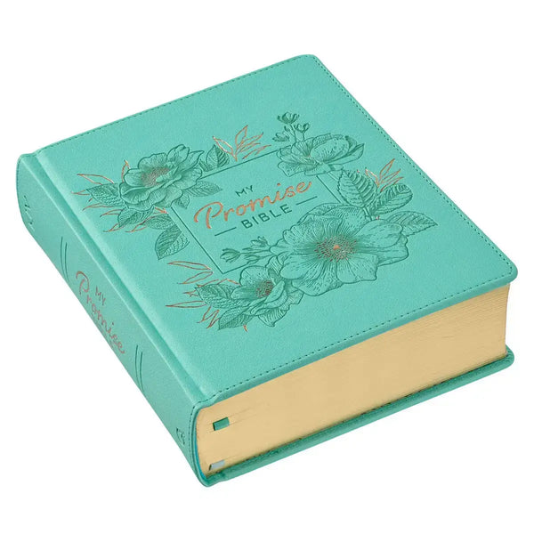 Teal Faux Leather Hardcover KJV My Creative Bible