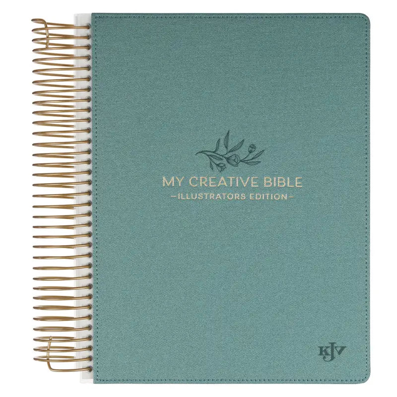 Teal Faux Leather Hardcover My Creative Bible Illustrators Edition Main image
