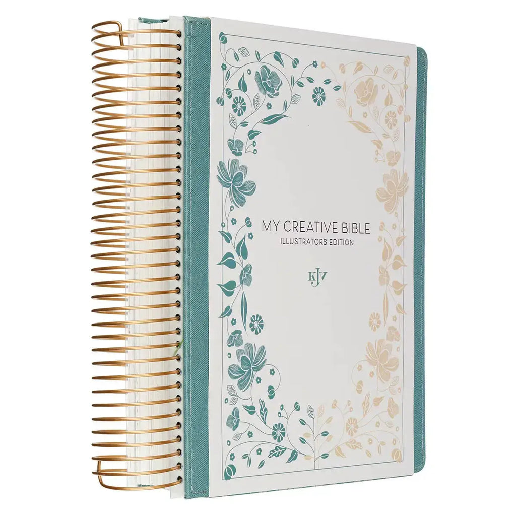 Teal Faux Leather Hardcover My Creative Bible Illustrators Edition