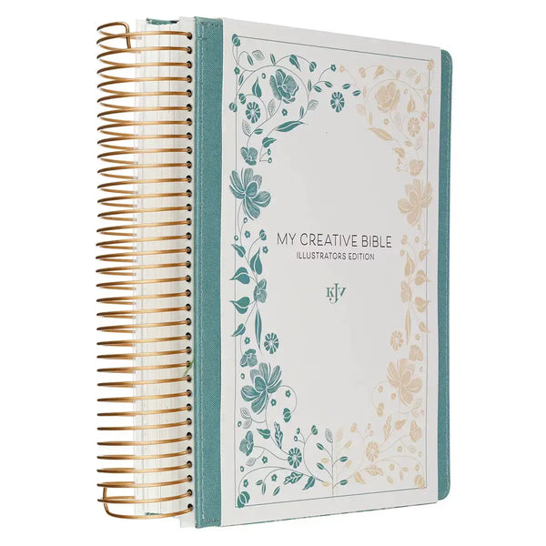 Teal Faux Leather Hardcover My Creative Bible Illustrators Edition