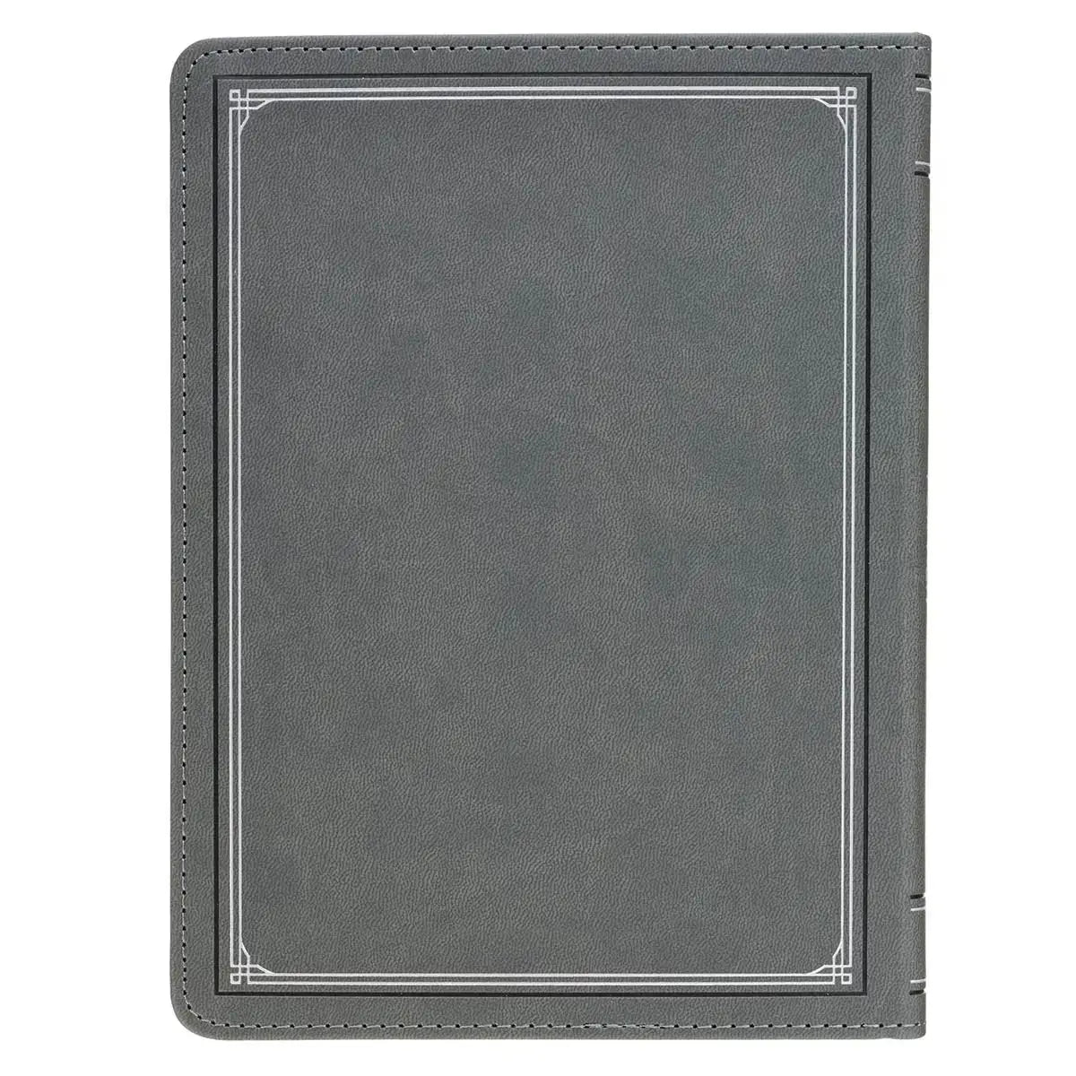 Ten Minutes with God for Men Gray Faux Leather Daily Devotional