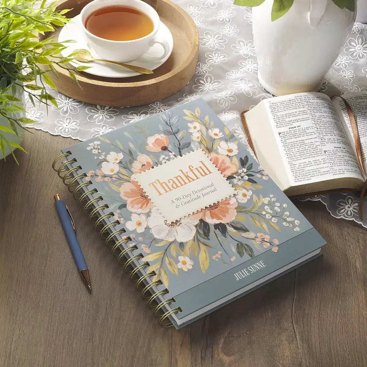 Thankful: A 90-Day Devotional & Gratitude Journal