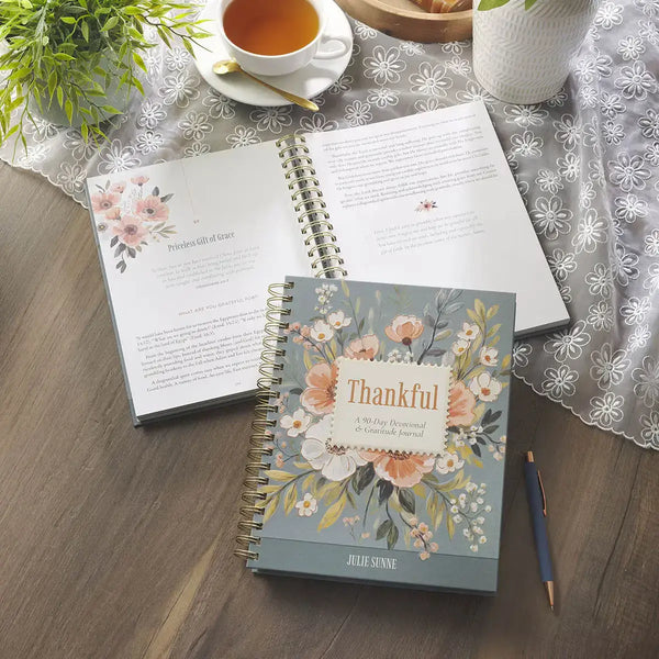 Thankful: A 90-Day Devotional & Gratitude Journal
