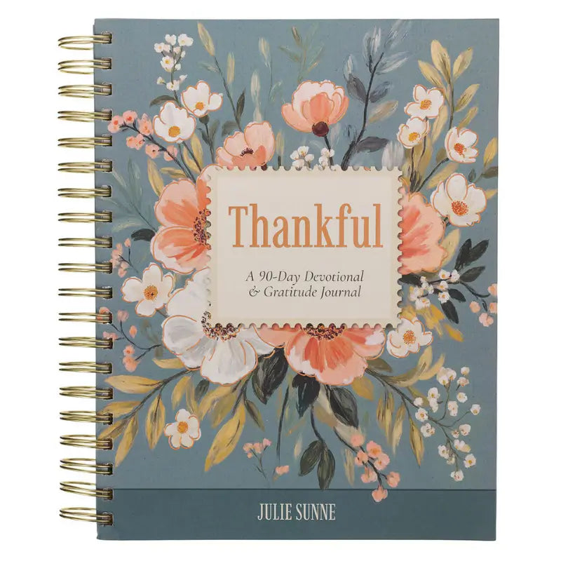 Thankful: A 90-Day Devotional & Gratitude Journal Main image
